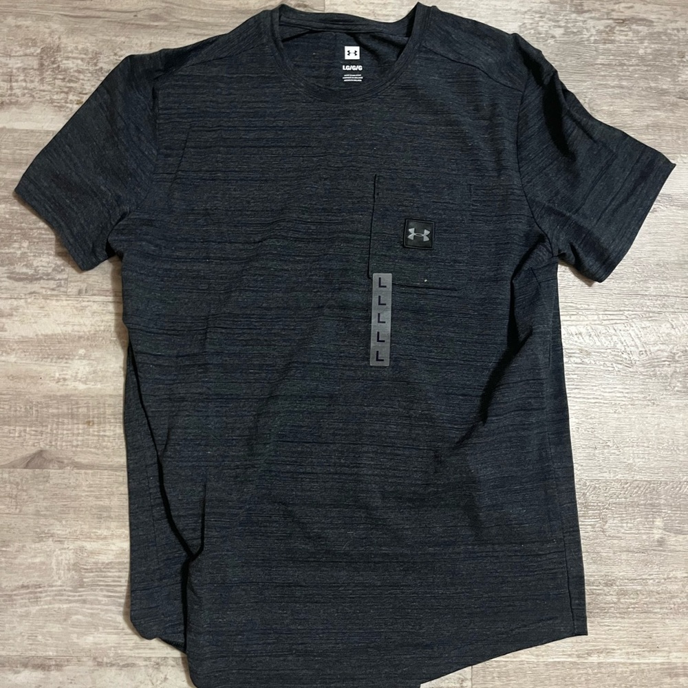 Under Armour Men's Dark Gray Short Sleeve Tee